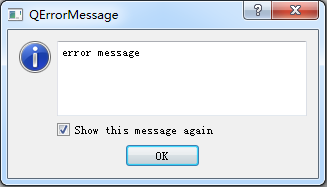 QErrorMessage