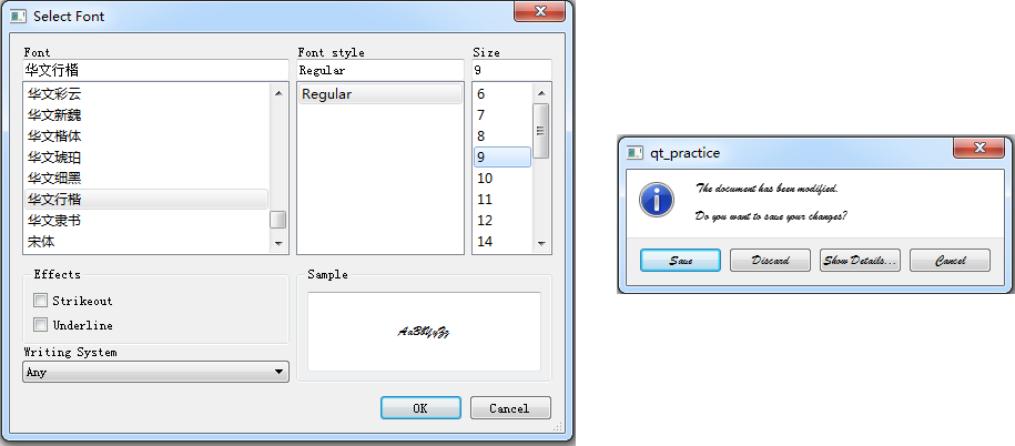 QFontDialog