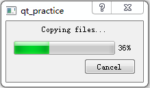 QProgressDialog