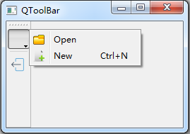 QToolBar